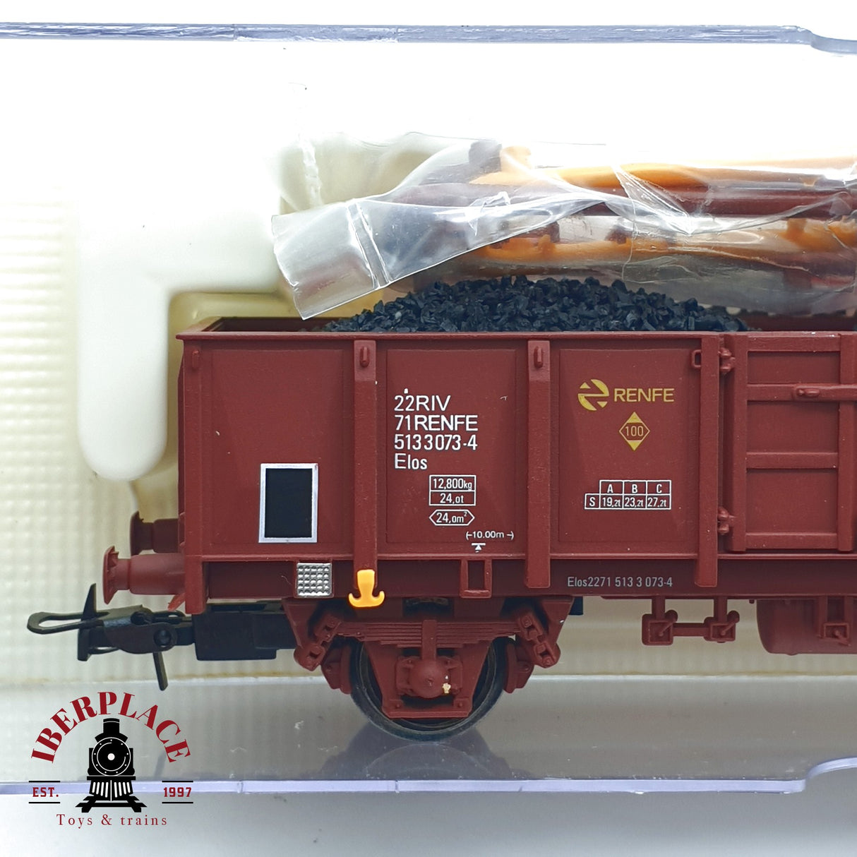 ♻️ Electrotren 2x 1254 vagones X-1 Elos con carbón RENFE Ep 5 H0 escala 1:87 A27