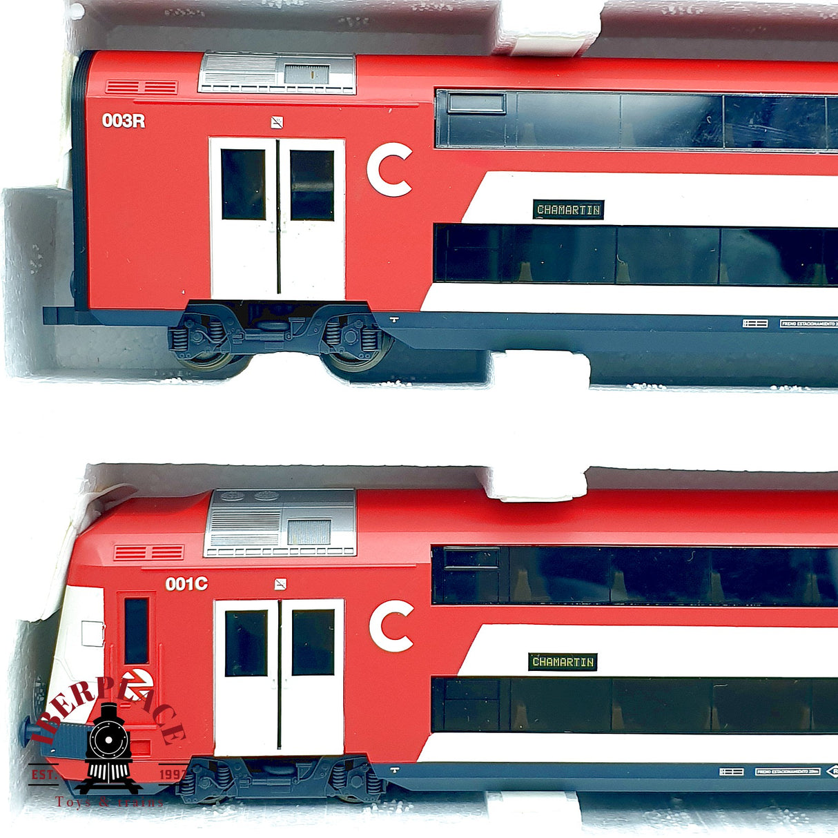 ♻️ Electrotren 3451 3452 Set RENFE 450 Buque Cercanias 6 Coches H0 1:87 AC Digital