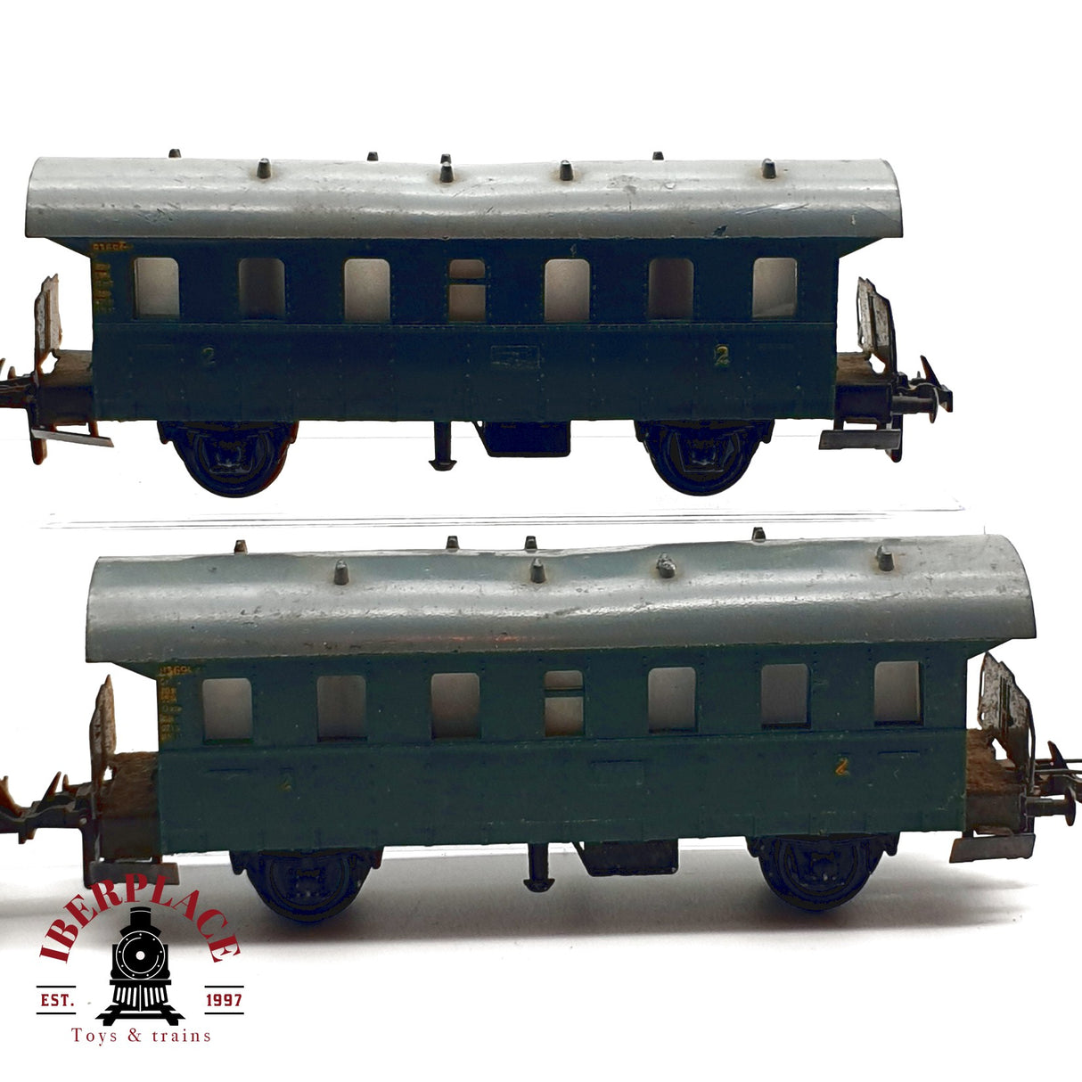 ♻️ DC Trix 4x vagones pasajeros y equipaje DB piezas o restaurar H0 escala 1:87 E20