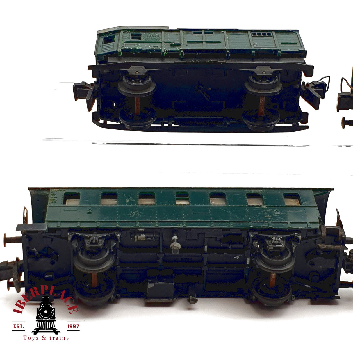 ♻️ DC Trix 4x vagones pasajeros y equipaje DB piezas o restaurar H0 escala 1:87 E20