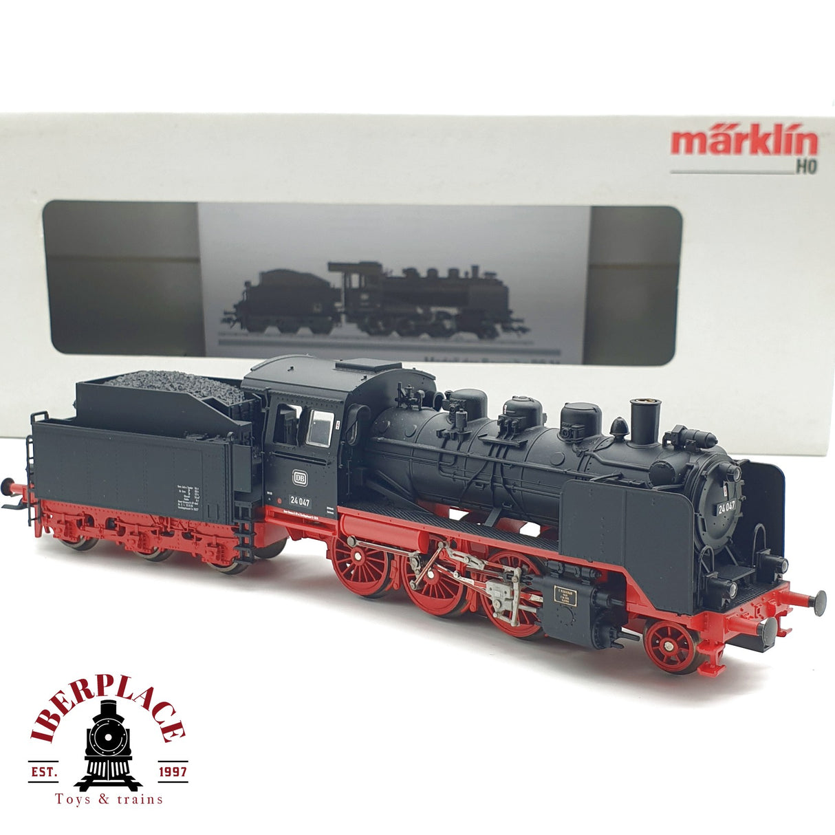 ♻️ AC Märklin 36242 Digital Locomotora BR 24 047 DB Ep III con sonido H0 escala 1:87 E21