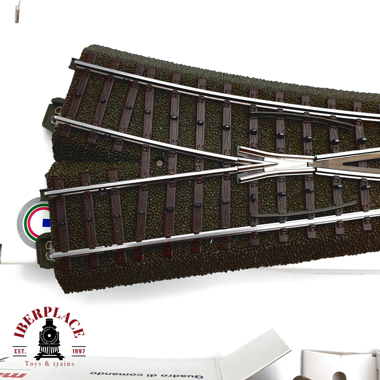 ♻️ Märklin 3x 24611 74490 Desvío izquierdo y motor para desvío sistema C H0 escala 1:87 E20