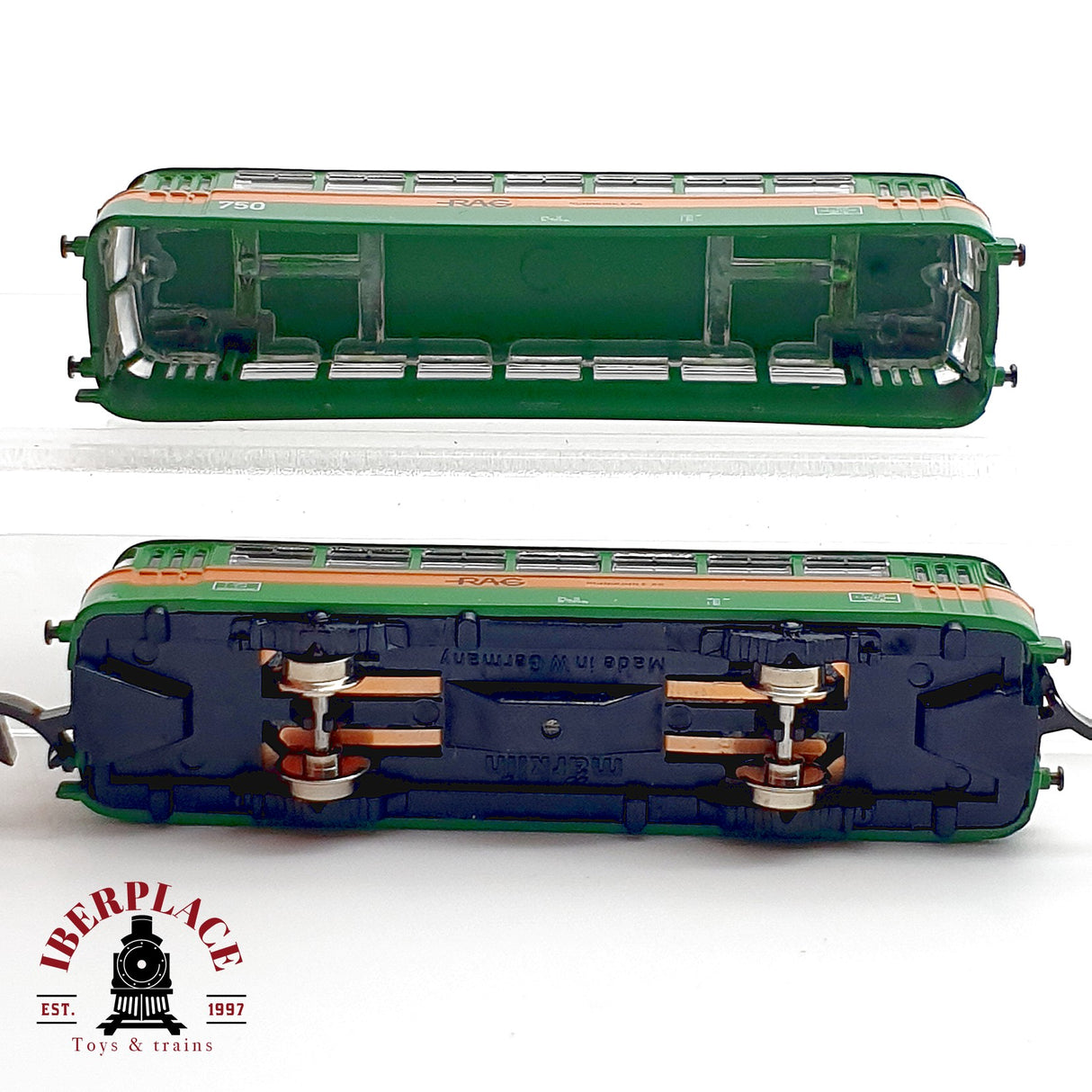 ♻️✨ Märklin 88817 Set 2 Remolque y Carcasa RAG Ruhrkohle AG Escala Z 1:220