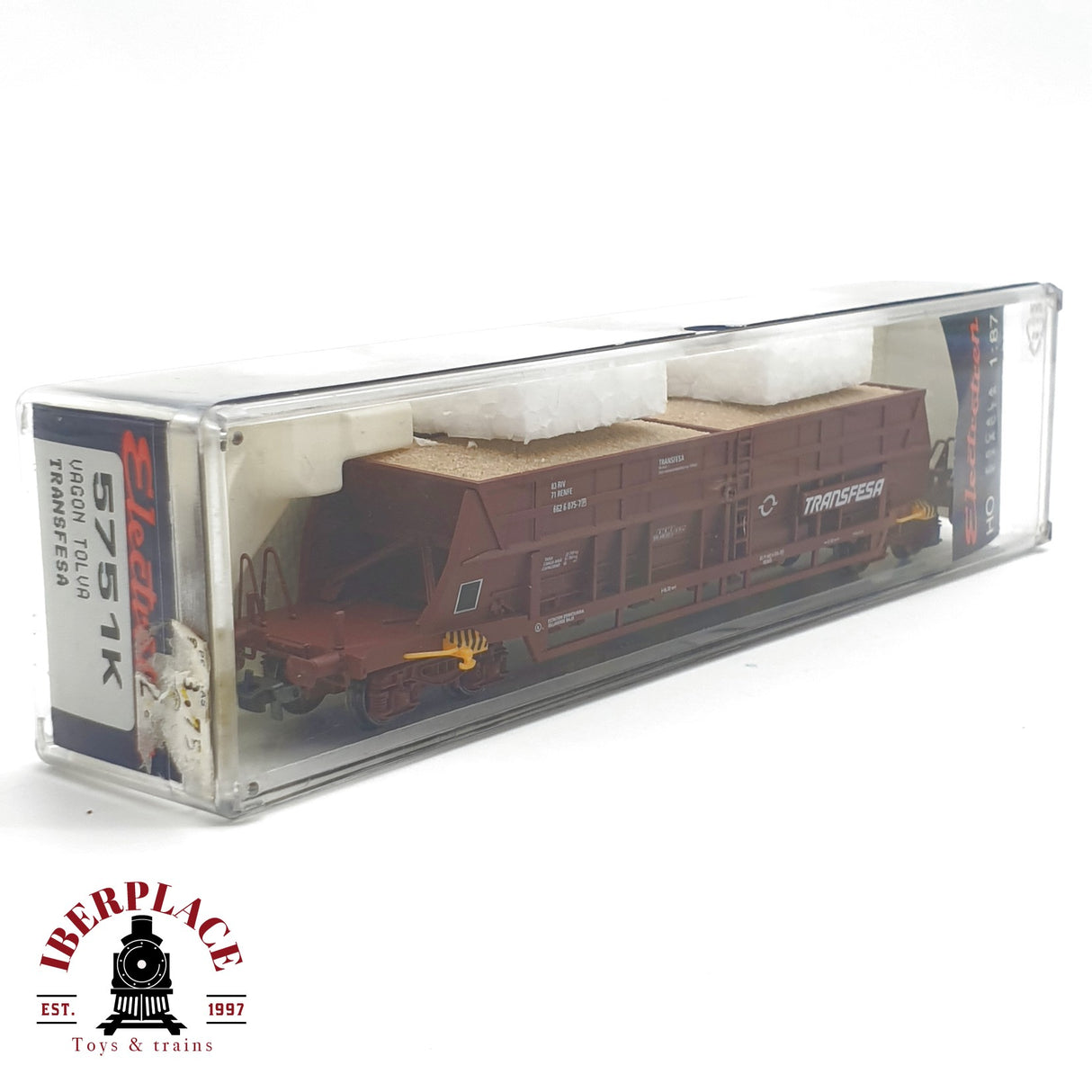 ♻️ Electrotren 5751K vagón Tolva Transfesa RENFE 662 H0 escala 1:87 A27