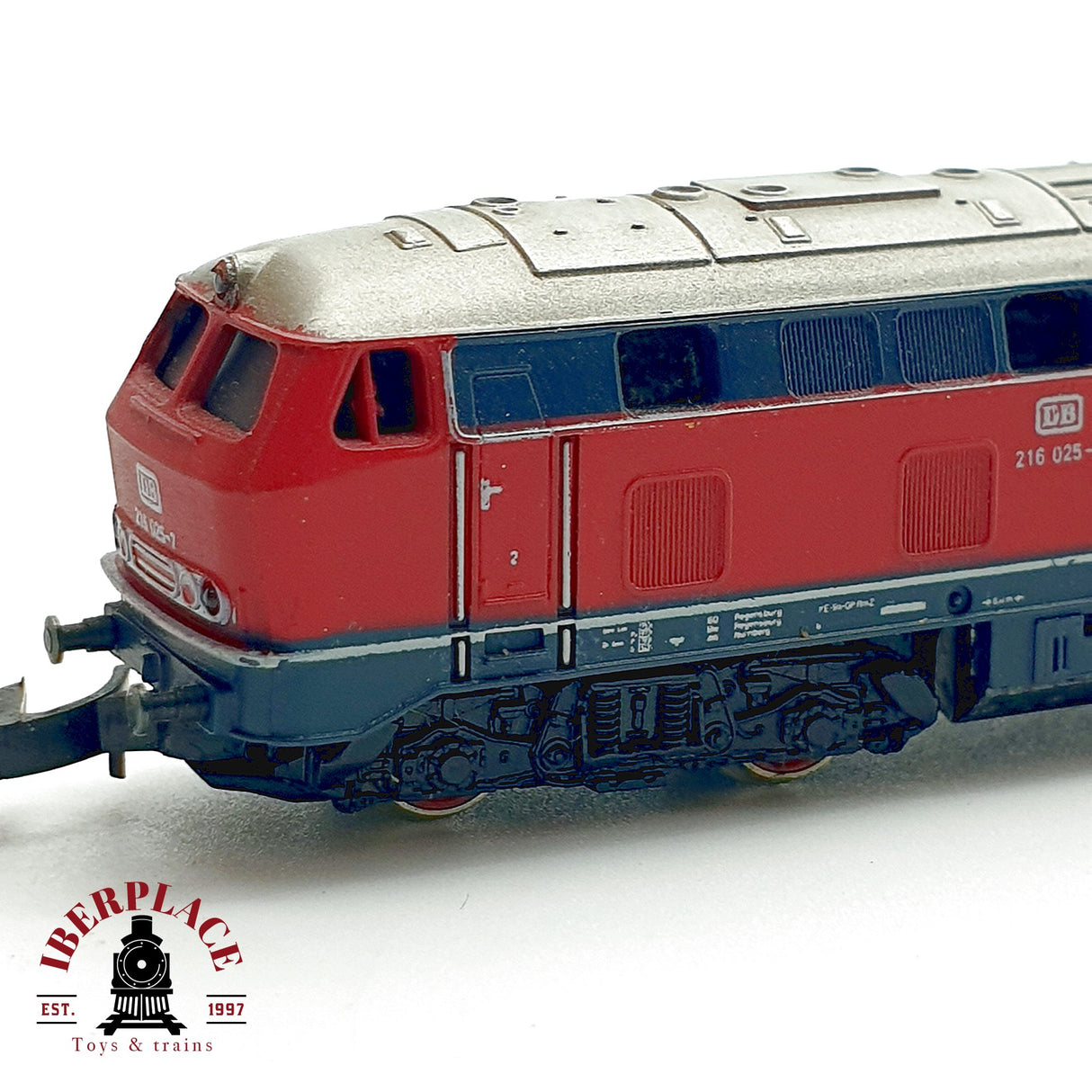 ♻️✨Märklin 8875 Locomotora Diésel BR 216 DB Época IV Mini Club Escala Z 1:220