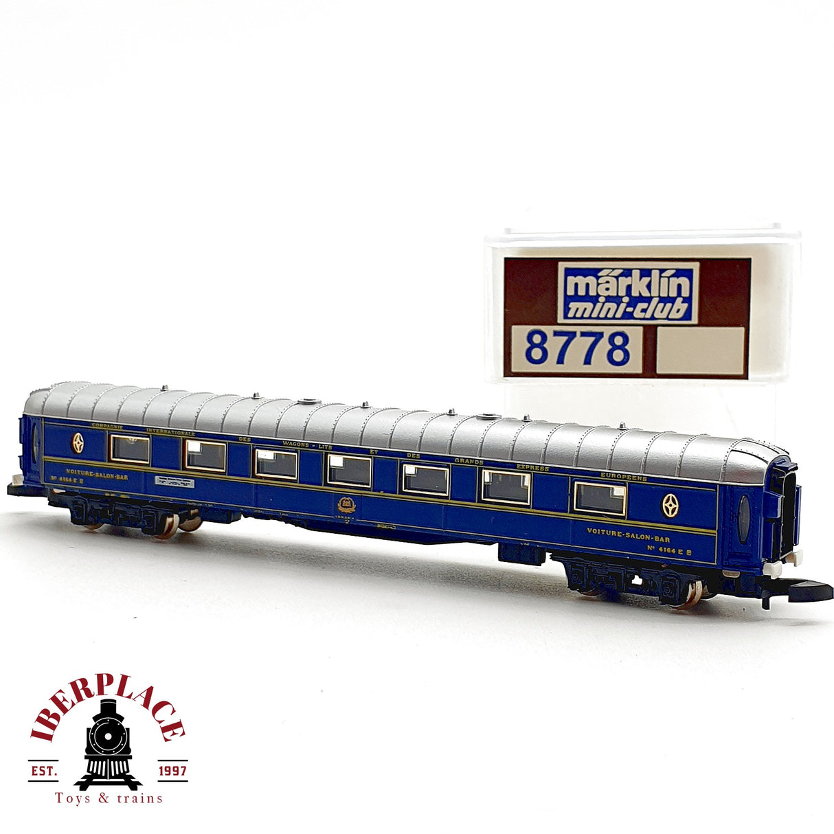 ♻️✨ Märklin mini-club 8778 Vagón Salón Bar CIWL Orient Express Escala Z