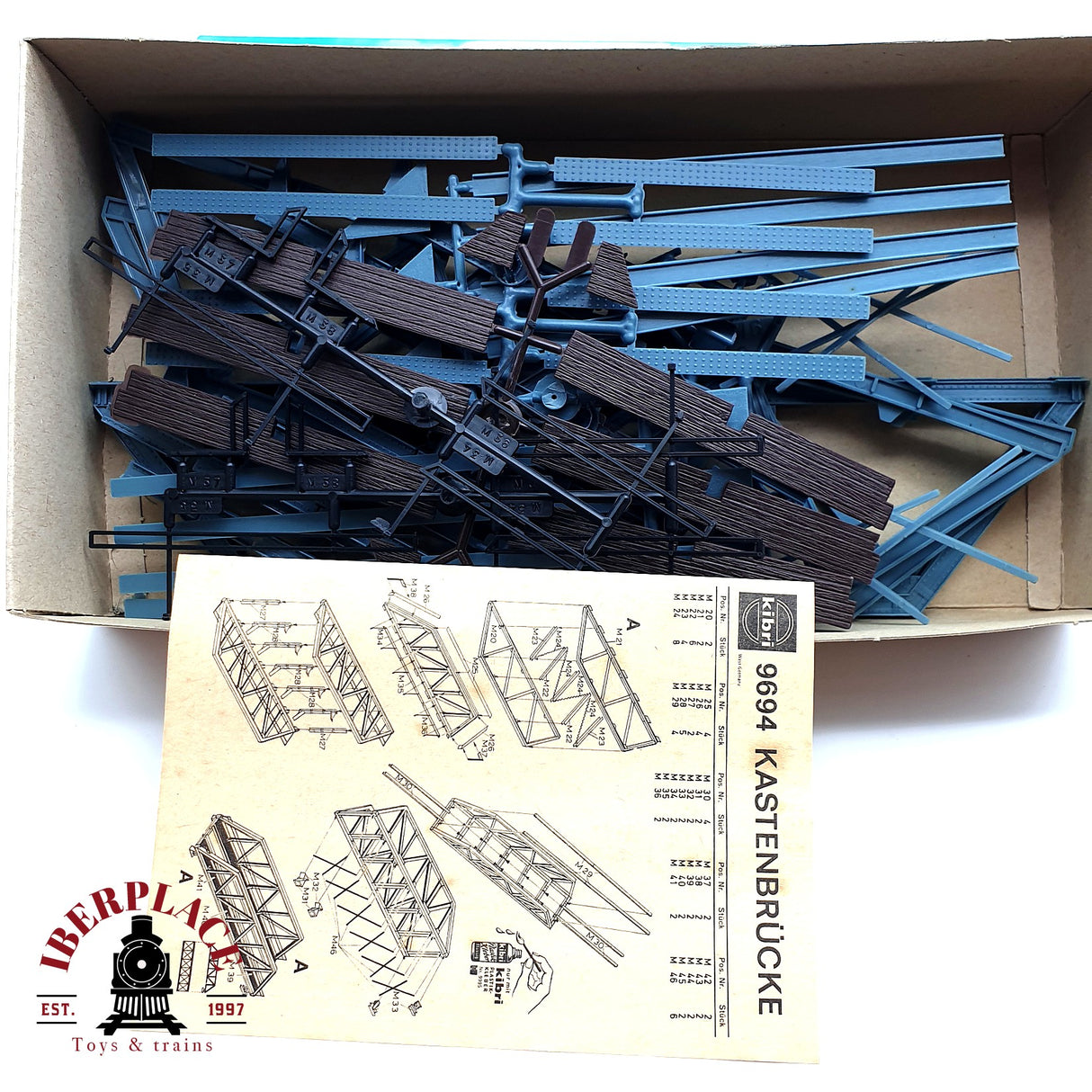 ♻️ Kibri B-9694 puente de celosía H0 escala 1:87 E19