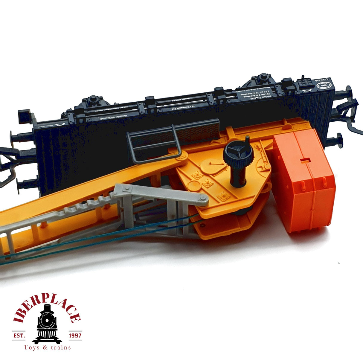 ♻️ DC Fleischmann vagón grúa 019 H0 escala 1:87 E20
