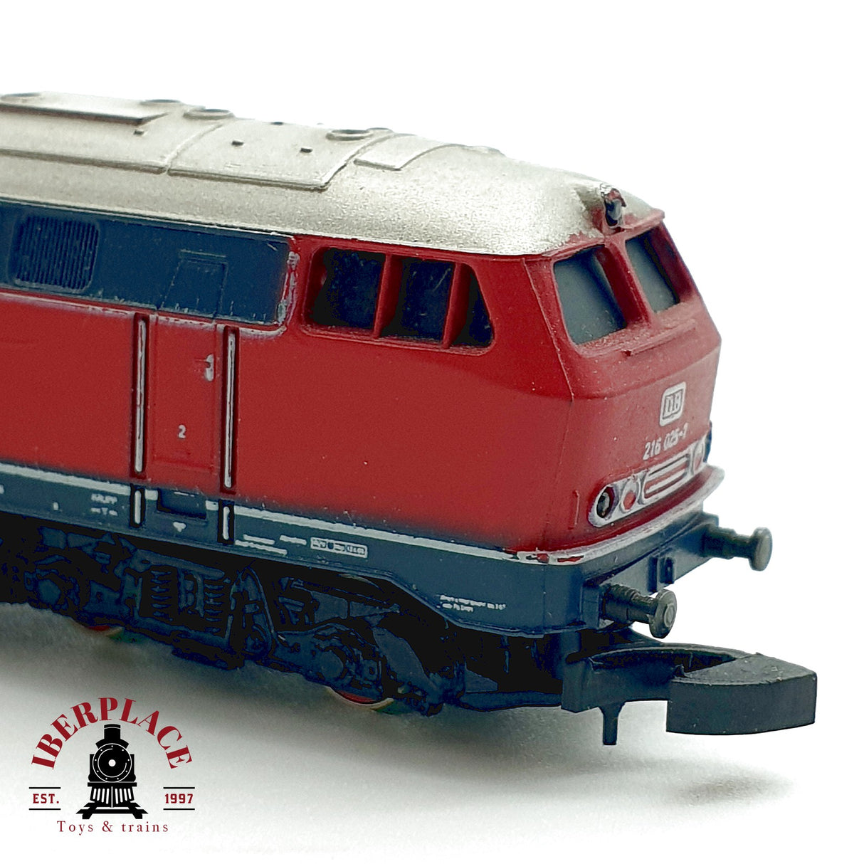♻️✨Märklin 8875 Locomotora Diésel BR 216 DB Época IV Mini Club Escala Z 1:220