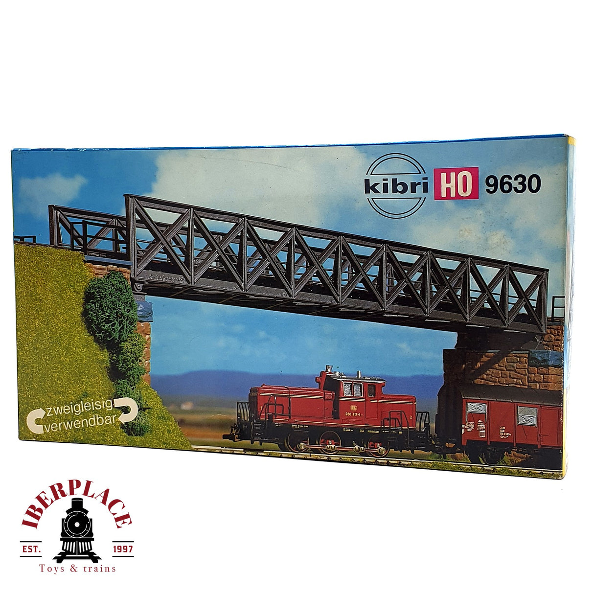 ♻️ Kibri B-9630 Puente de celosía H0 escala 1:87 E19