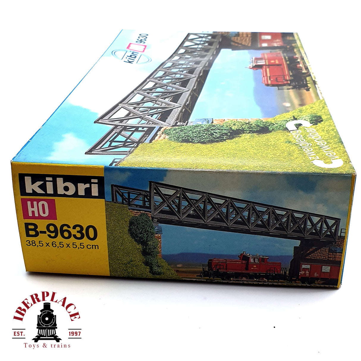 ♻️ Kibri B-9630 Puente de celosía H0 escala 1:87 E19