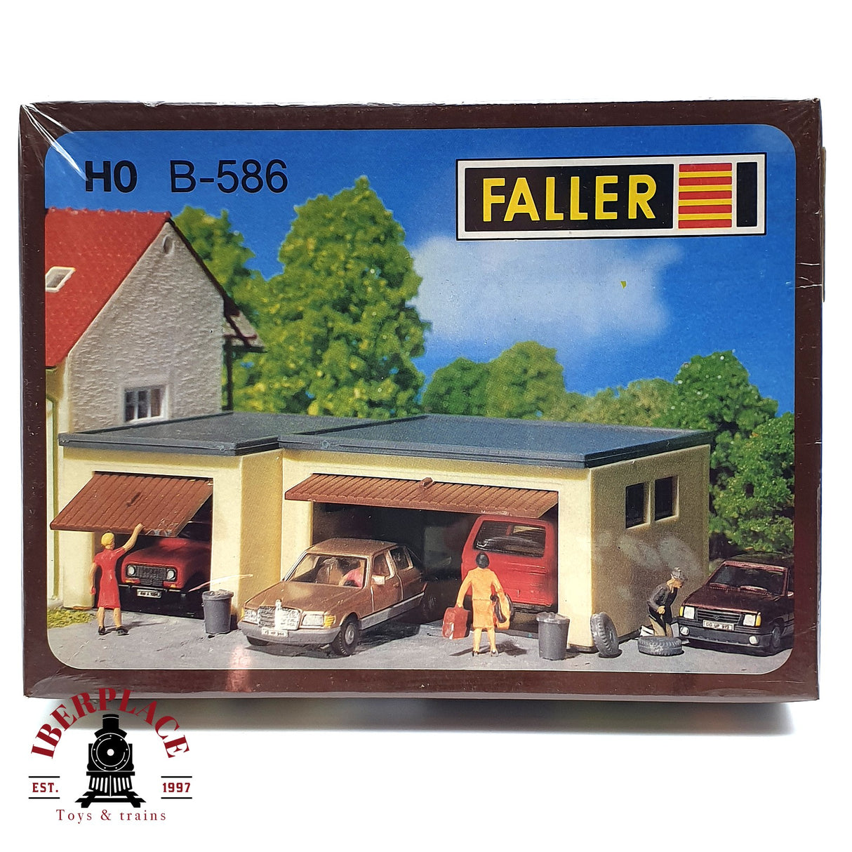 ♻️ Faller B 586 Garages H0 escala 1:87 E19
