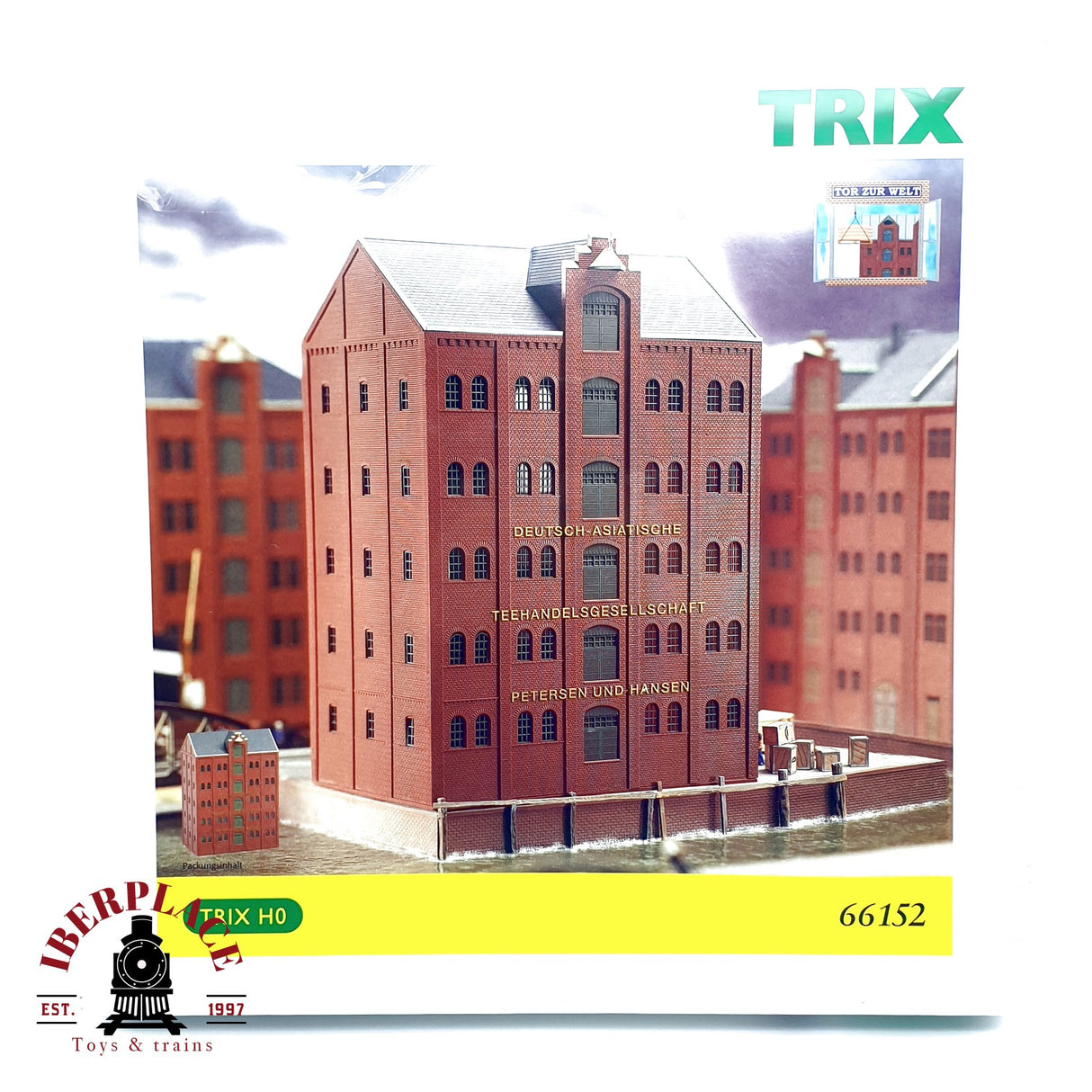 ♻️ Trix 66152 Kit de construcción Casa de Speicherstadt Parte 2 H0 escala 1:87 E20