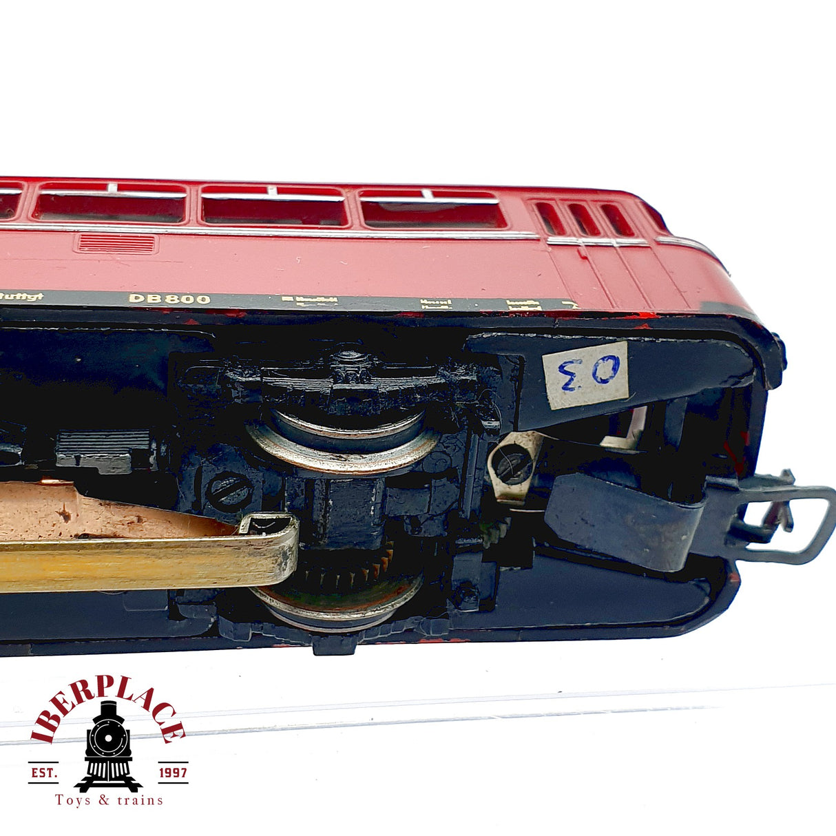 ♻️ 3x Märklin Automotores Schienenbus DB 800 3016 Para Piezas Reparar AC H0 Escala 1:87