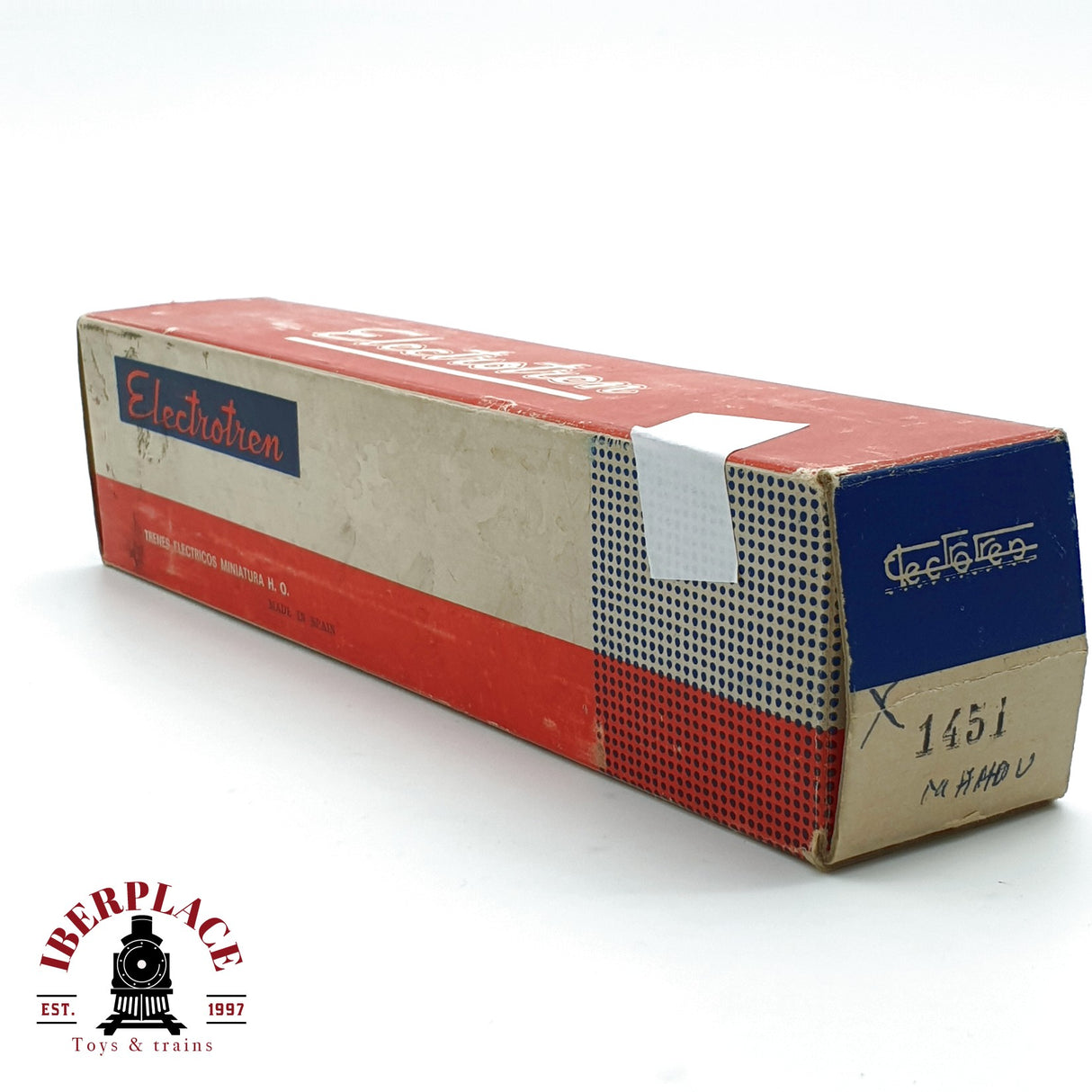 ♻️ Electrotren 1451 vagón cerrado Mahou cervezas RENFE H0 escala 1:87 A27