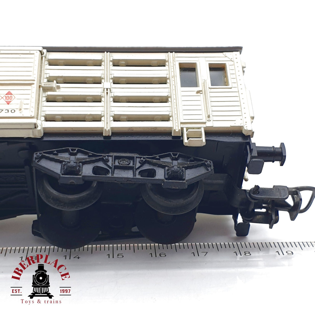 ♻️ Electrotren 5101 vagón transporte animales matapoquera FO.RE.VA RENFE H0 escala 1:87 A27