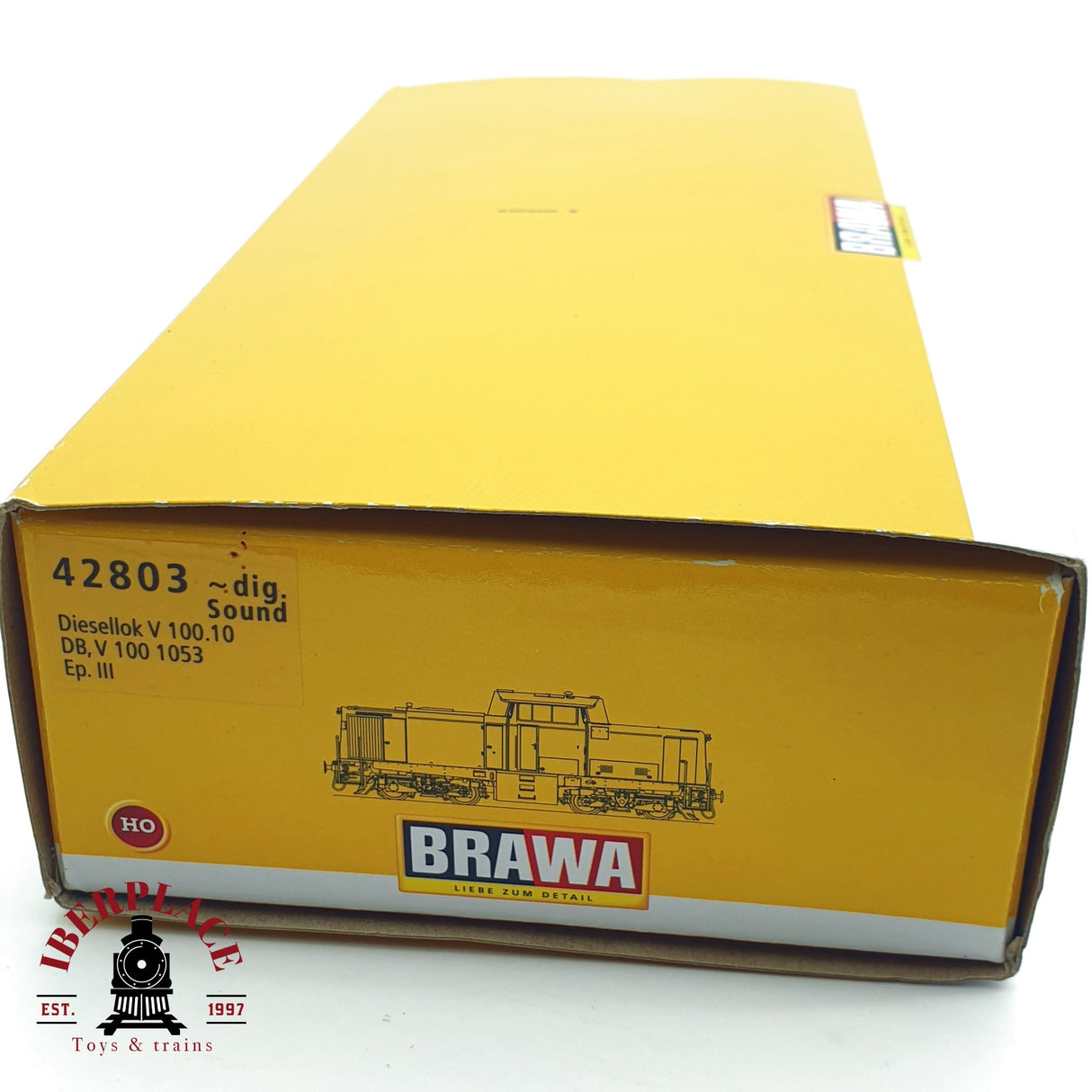 ♻️ AC BRAWA 42803 Digital Locomotora V100 DB Ep III con sonido H0 escala 1:87 E21