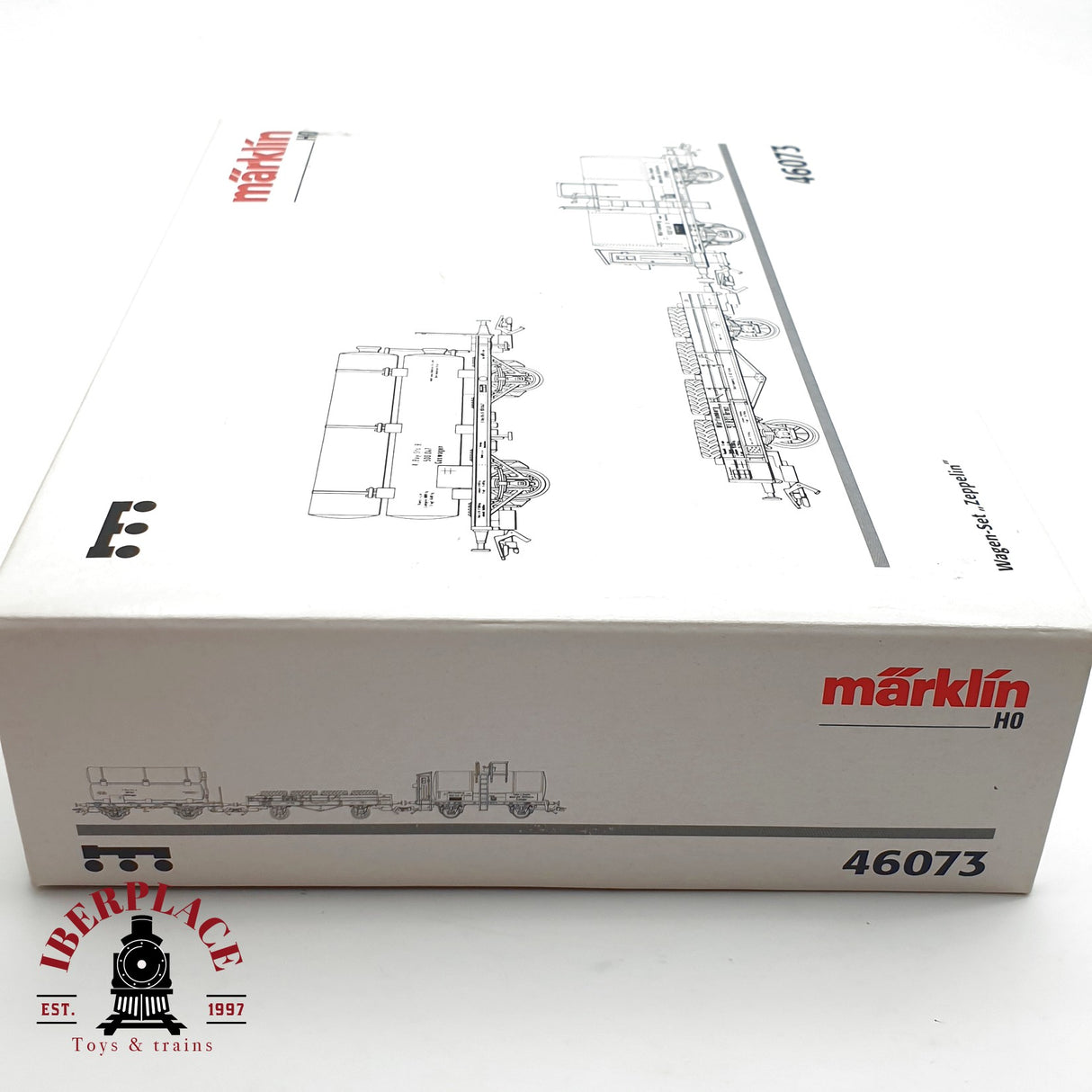 ♻️ Märklin 46073 set de vagones Zeppelin K.Bay.Sts.B H0 escala 1:87 E21