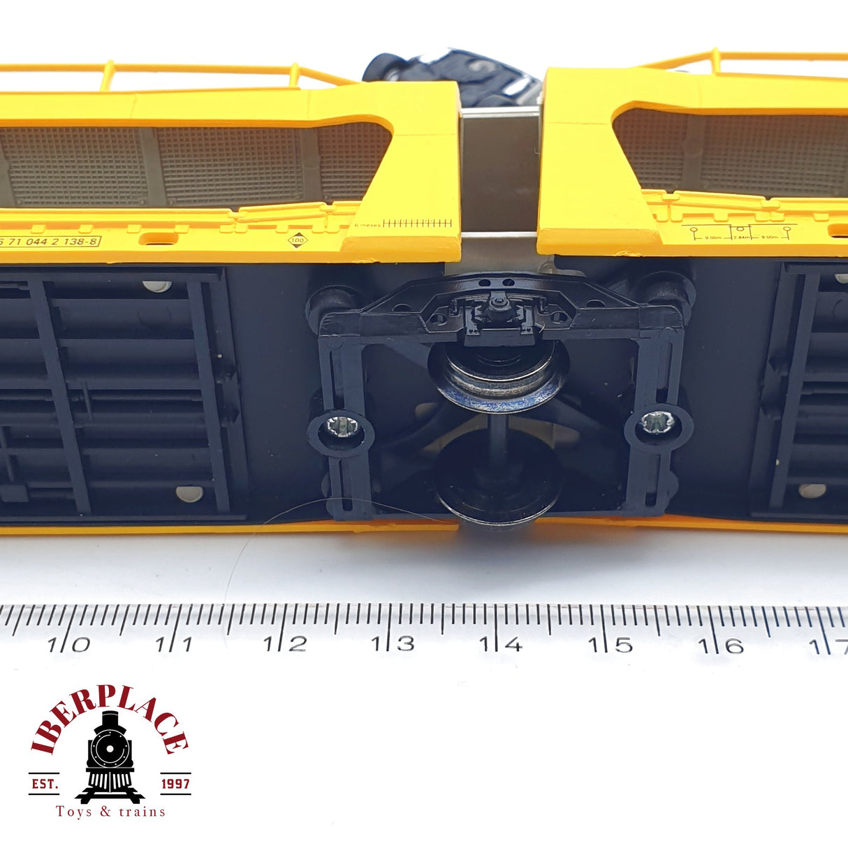♻️ Electrotren 6001 vagón portacoches SEMAT Tipo Laes RENFE H0 escala 1:87 A27