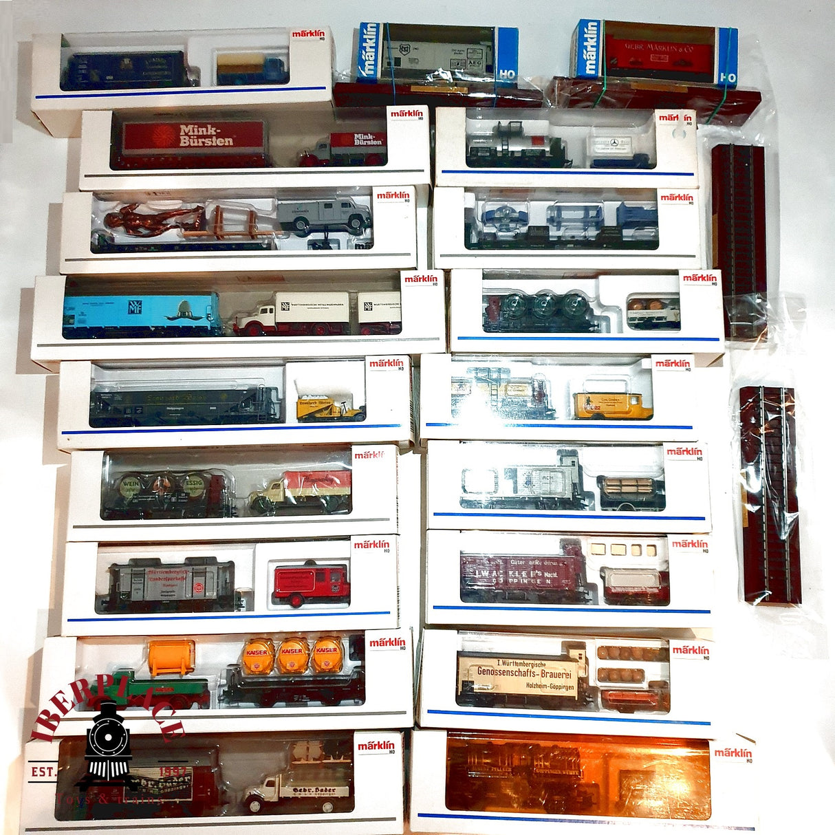 ♻️ Märklin 21x Vagones mercancias colección Museumswagen sin usar H0 escala 1:87 E17