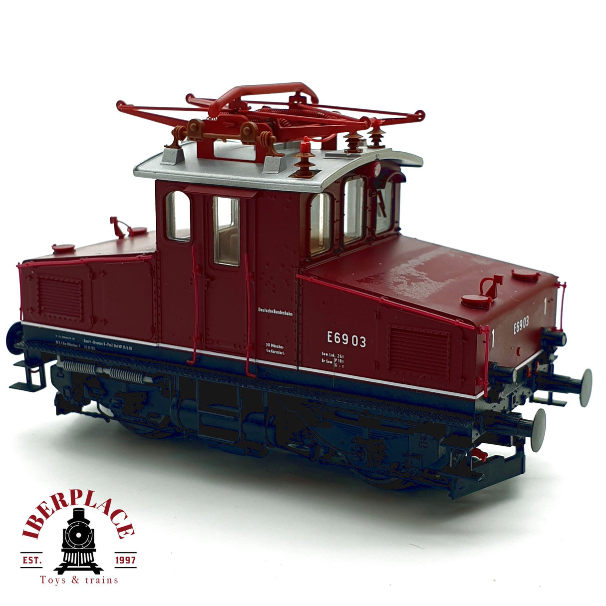 ♻️ AC BRAWA 0221 Digital Locomotora DB E69 03 H0 escala 1:87 E21