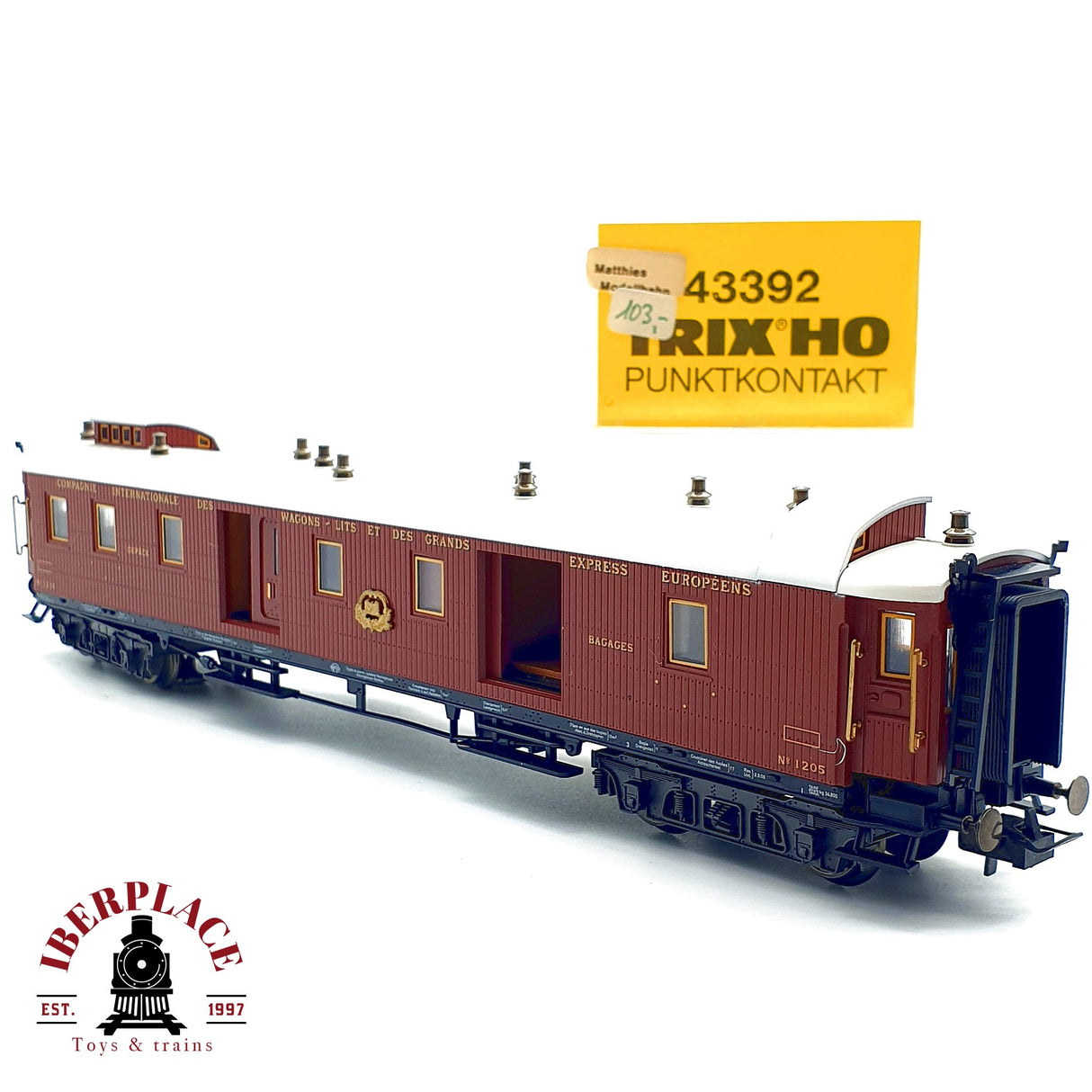 ♻️ AC Trix 43392 coche equipajes CIWL Express Europeens H0 escala 1:87 V10