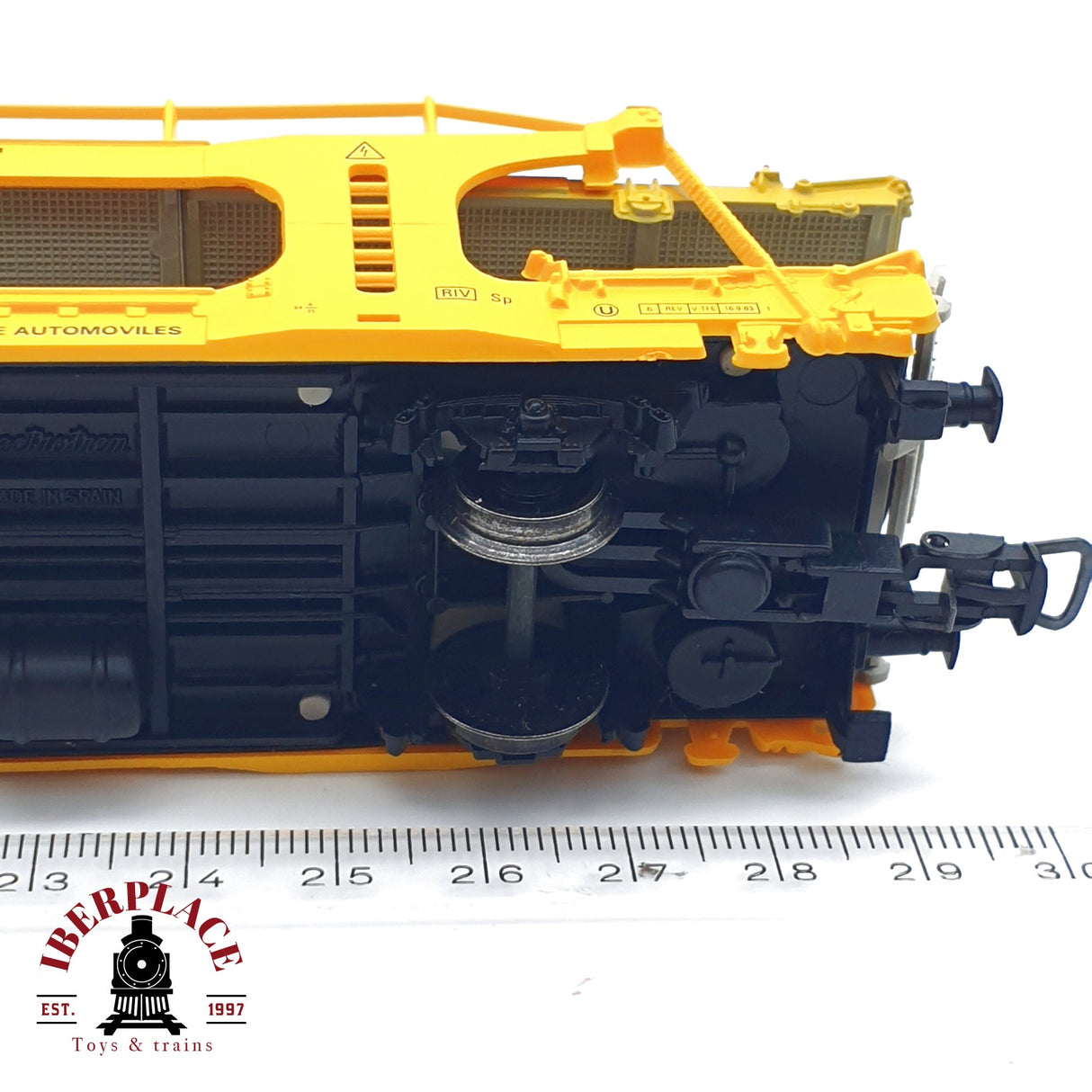 ♻️ Electrotren 6001 vagón portacoches SEMAT Tipo Laes RENFE H0 escala 1:87 A27 2/2