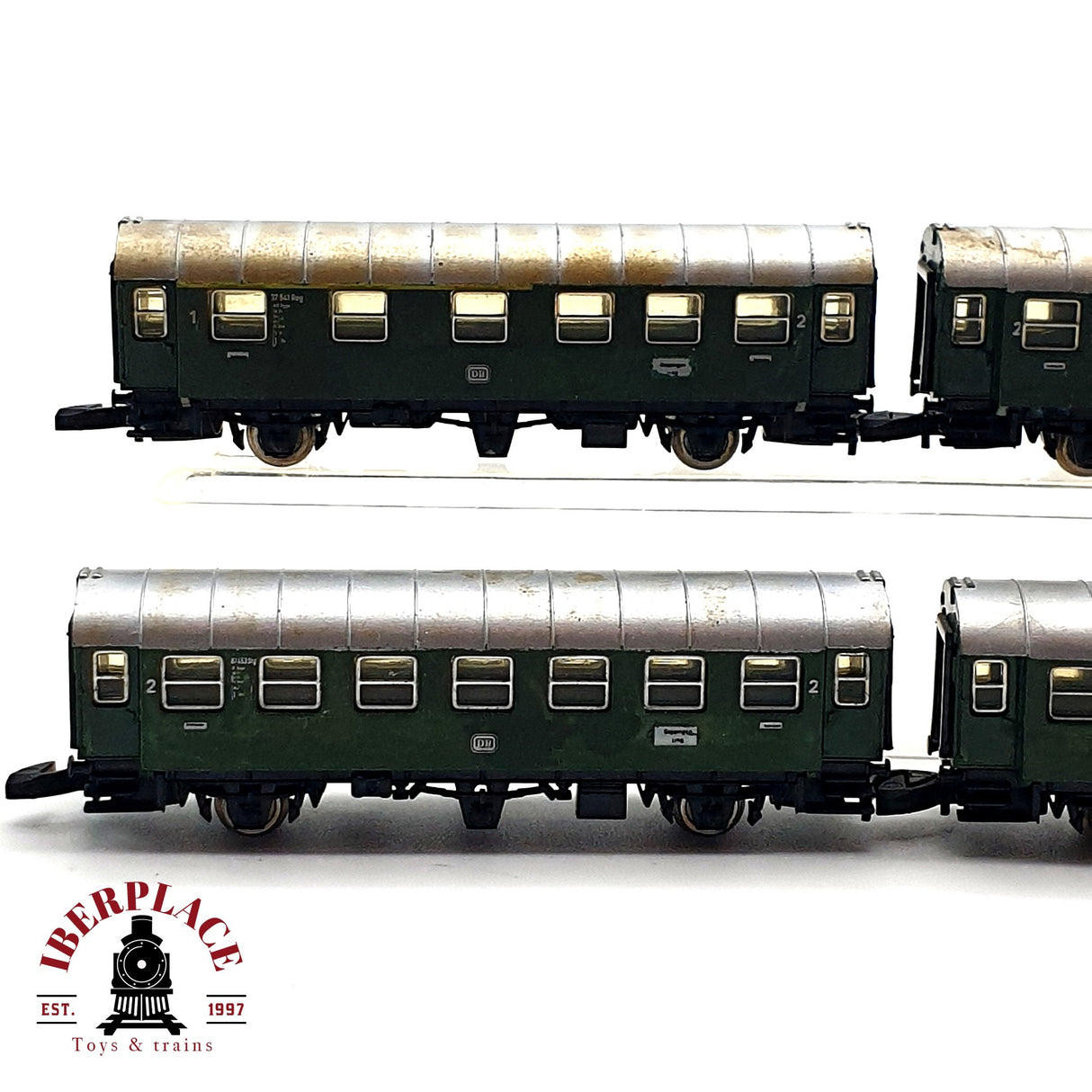 ♻️ Märklin 4x vagones pasajero DB clase 1-2 Z escala 1:220 V10
