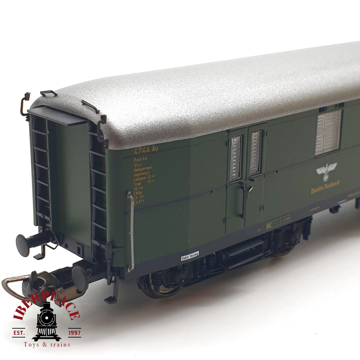 ♻️ DC PIKO 53220 vagón mercancias postales DRP Ep III H0 escala 1:87 E21