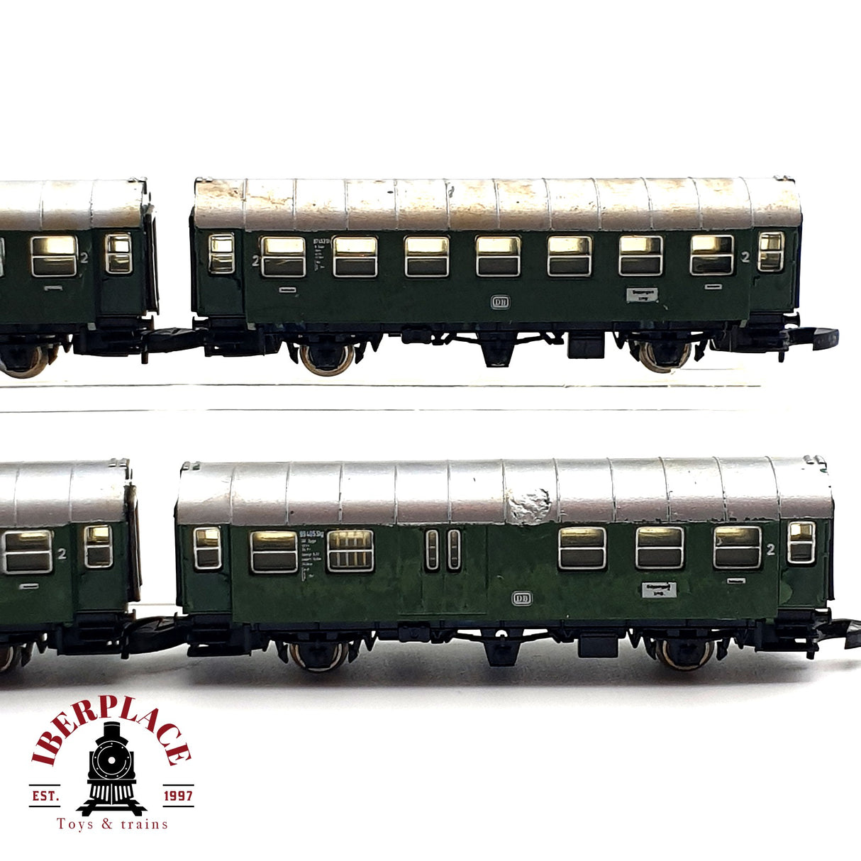 ♻️ Märklin 4x vagones pasajero DB clase 1-2 Z escala 1:220 V10