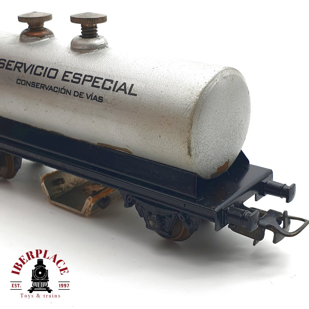 ♻️ Electrotren vagón cisterna servicio especial limpia vías RENFE H0 escala 1:87 A27