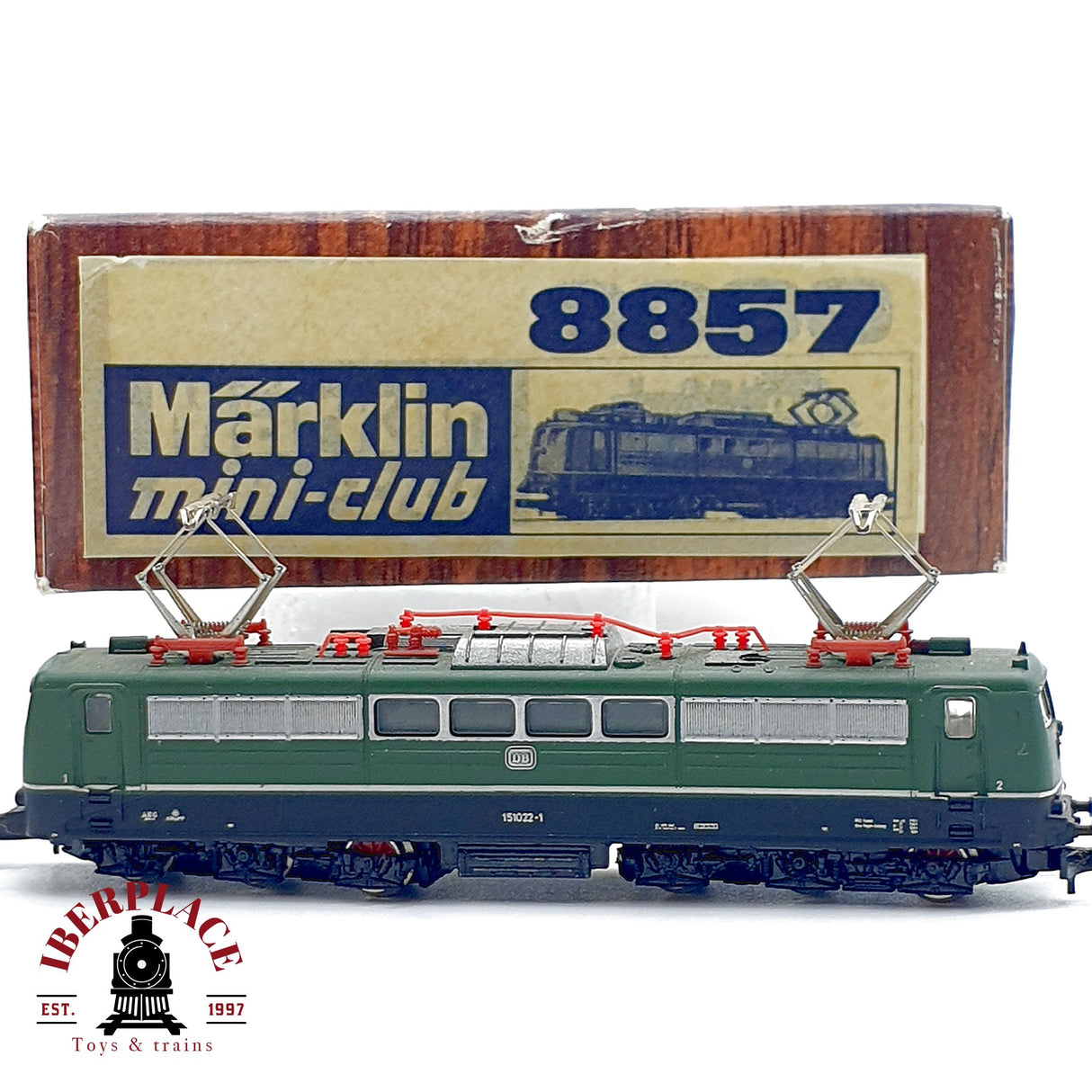 ♻️✨ Märklin 8857 Locomotora Eléctrica BR 151 DB Época IV Mini Club Escala Z 1:220