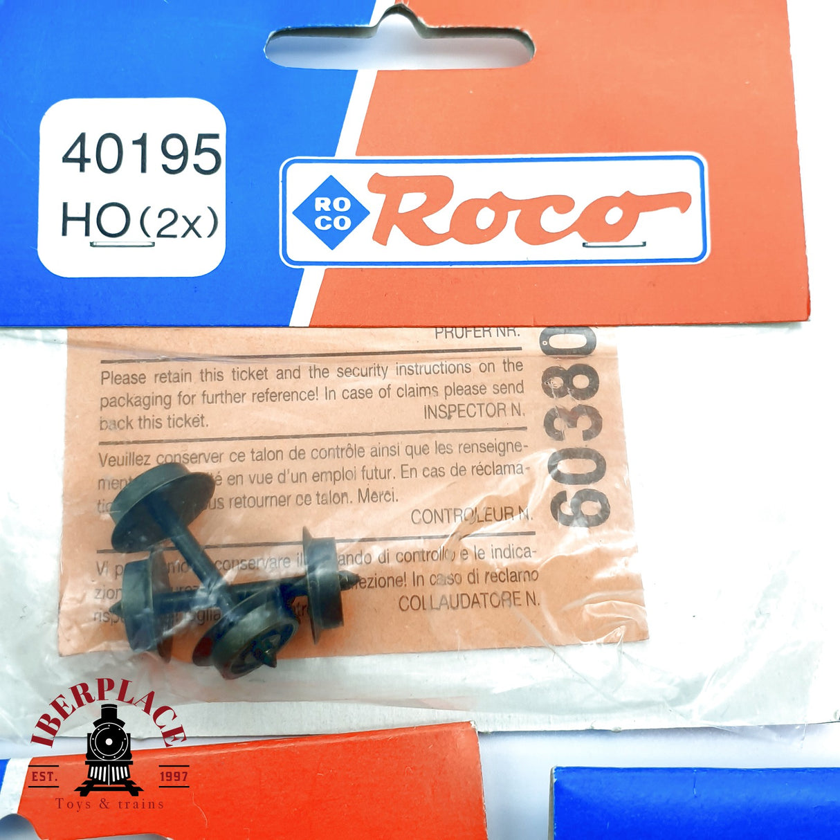 ♻️ 5x Roco 40195 Ruedas de repuesto para vagones H0 escala 1:87 E20