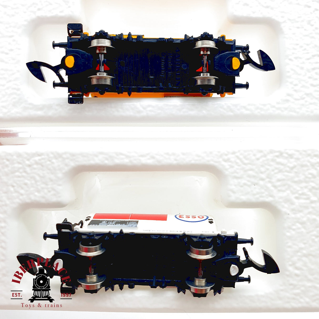 ♻️✨ Märklin 4x Vagones Cisterna BP Shell Aral Esso DB Escala Z 1:220