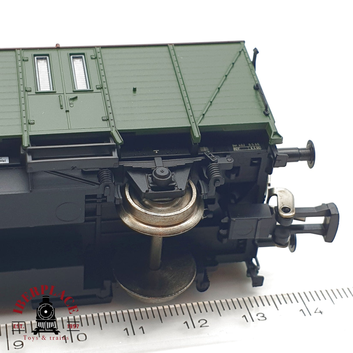 ♻️ AC PIKO 54483/10 vagón mercancías postales DBP Ep III H0 escala 1:87 E21