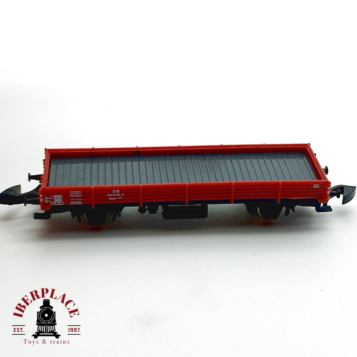 ♻️✨Märklin 3x 8610 Vagones Bordes Bajos DB Ep IV Mini Club Escala Z 1:220