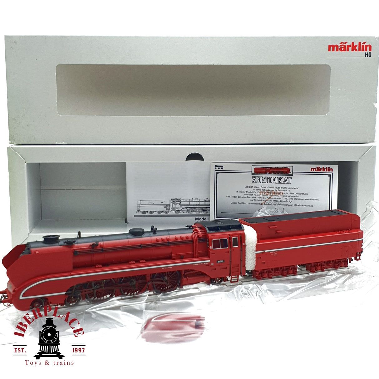 ♻️ AC Märklin 37082 Digital Locomotora BR 10 001 DB con sonido H0 escala 1:87 E21