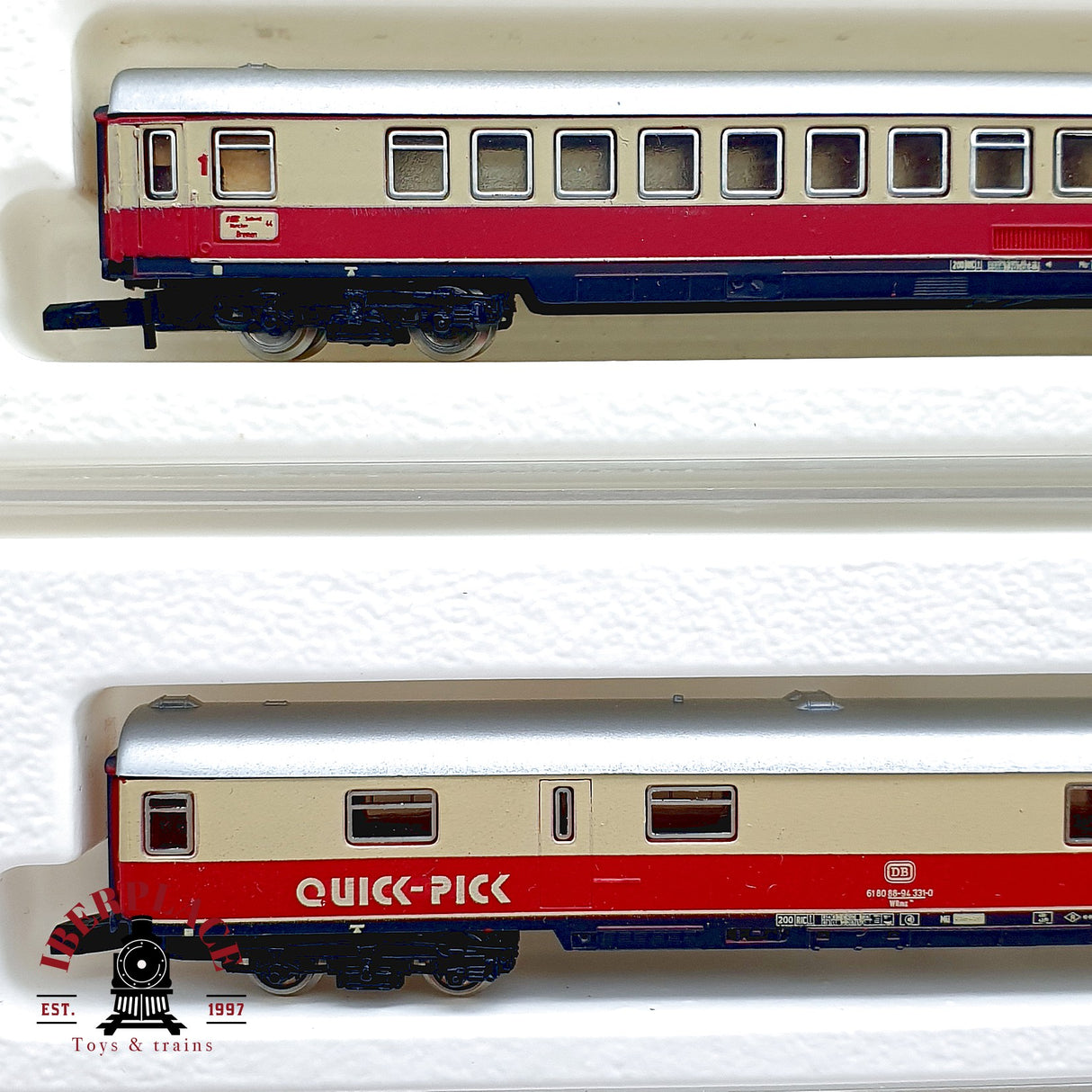 ♻️✨ Märklin mini-club 7x Set Vagones TEE / IC Rheingold DB Ep IV Escala Z