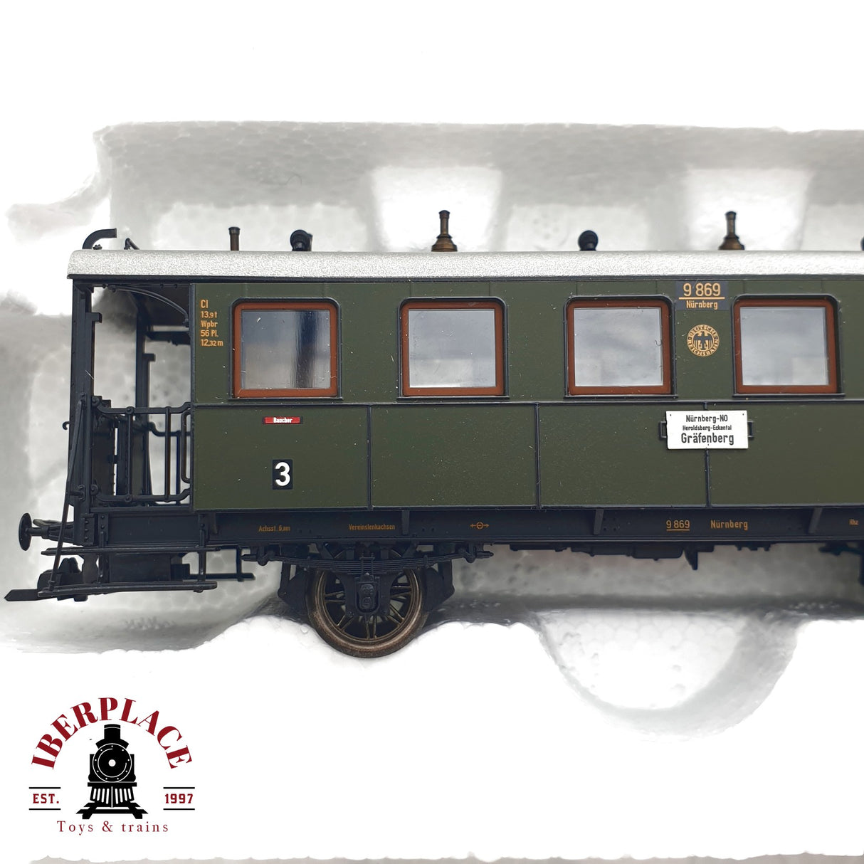 ♻️ Märklin 43019 set de vagones pasajeros Época 2 DRG clase 2-3 H0 escala 1:87 E21
