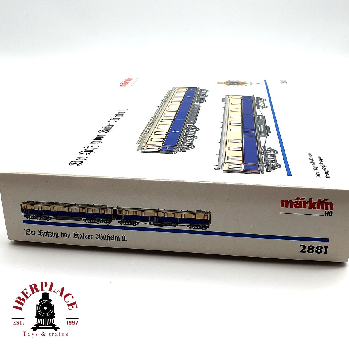 ♻️ Märklin 2881 vagones salon Kaiser KPEV tren rápido H0 escala 1:87 E19 1/2