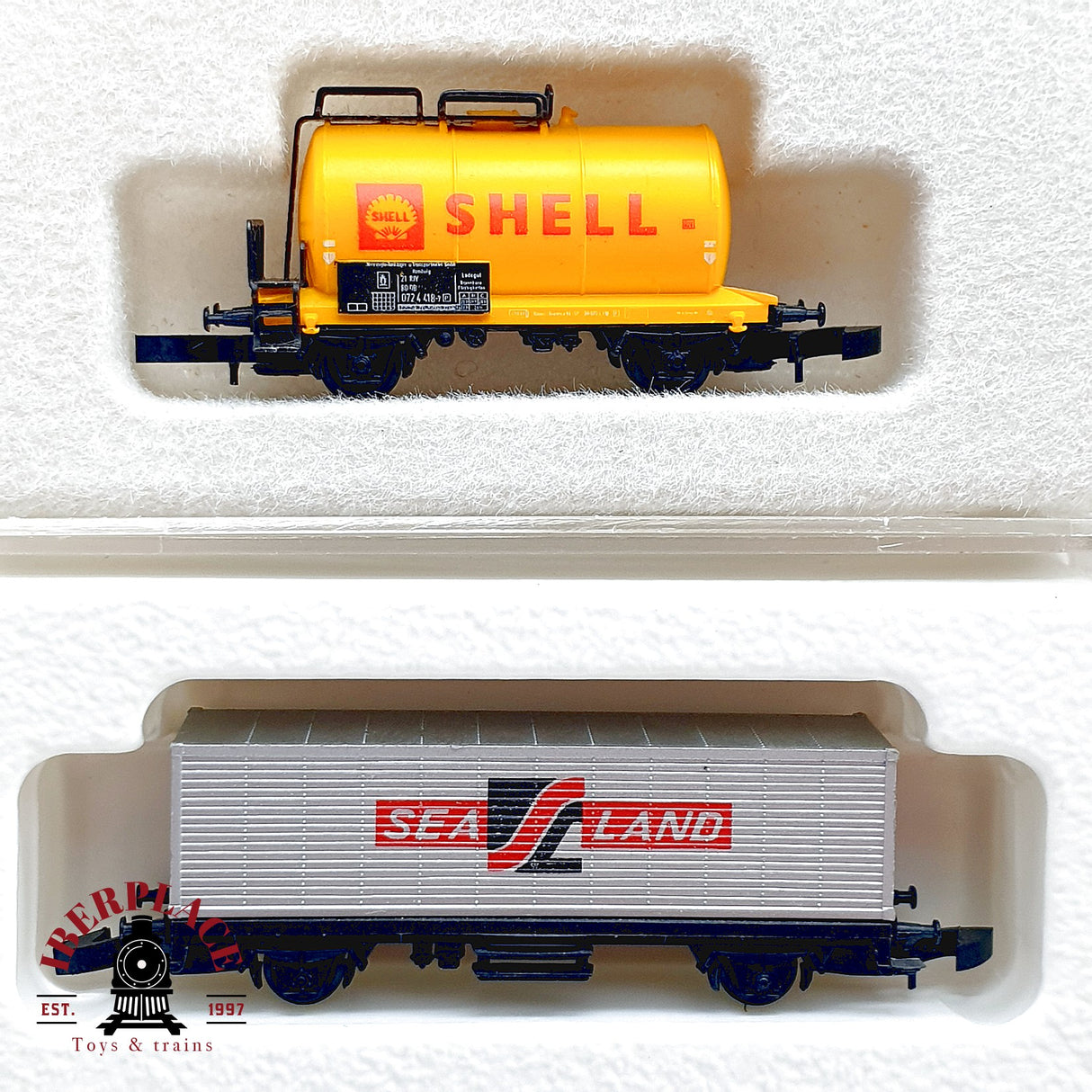 ♻️✨ Märklin mini-club 10x Set Vagones Mercancías Variados DB Ep IV Escala Z