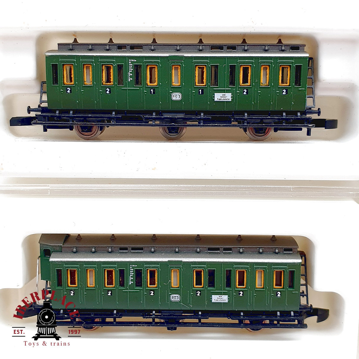 ♻️ ✨ Märklin mini-club 5x Set Vagones Pasajeros KPEV/DB Ep I/III Escala Z 1:220