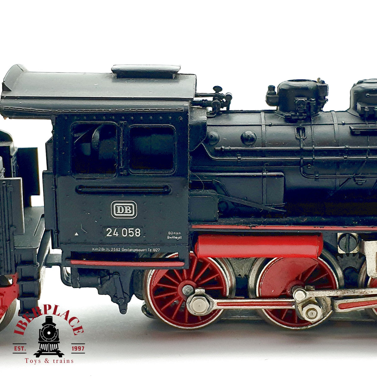 ♻️ Märklin Locomotora Vapor BR 24 058 Tender DB Esteparia 3003 AC H0 Escala 1:87
