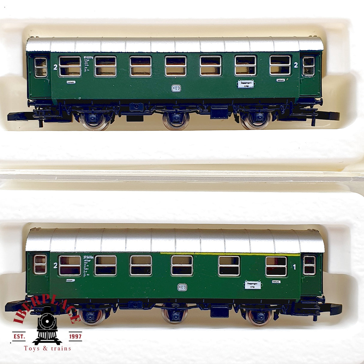 ♻️✨ Märklin mini-club 6x Set Vagones 8706 8707 8708 DB Ep III Escala Z 1:220