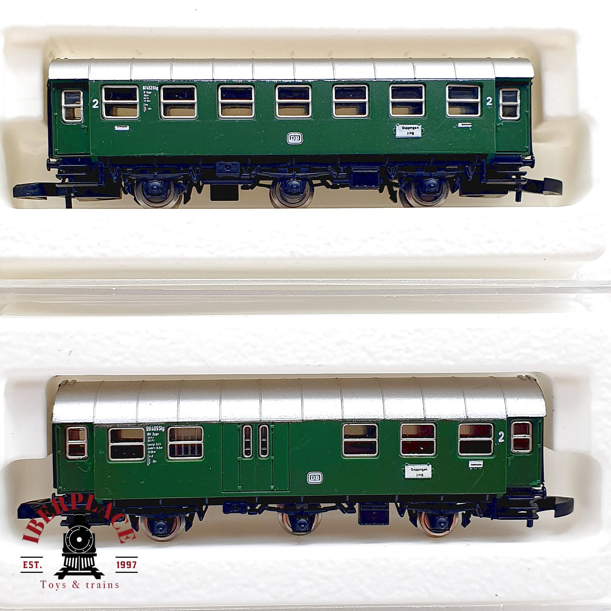 ♻️✨ Märklin mini-club 6x Set Vagones 8706 8707 8708 DB Ep III Escala Z 1:220