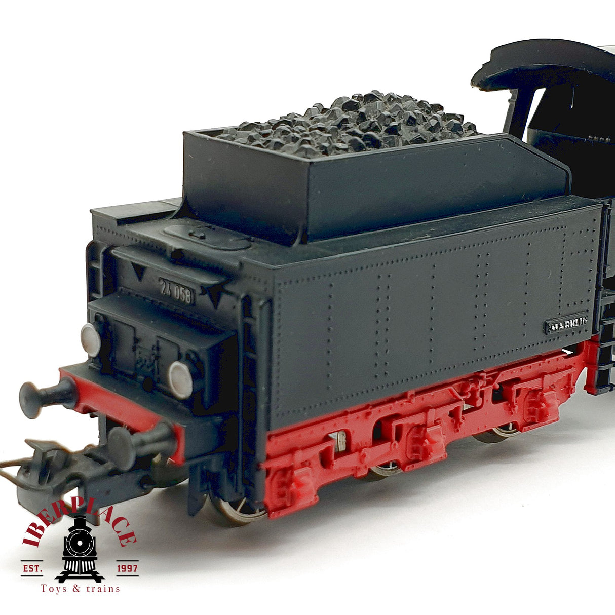 ♻️ Märklin Locomotora Vapor BR 24 058 Tender DB Esteparia 3003 AC H0 Escala 1:87