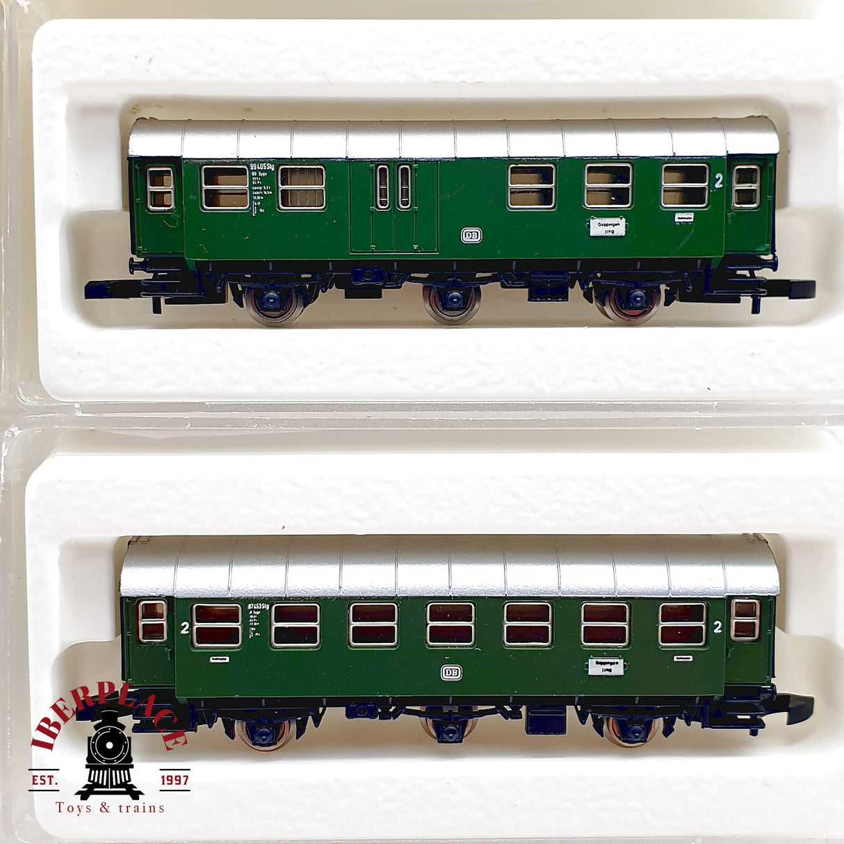 ♻️✨ Märklin mini-club 6x Set Vagones 8706 8707 8708 DB Ep III Escala Z 1:220