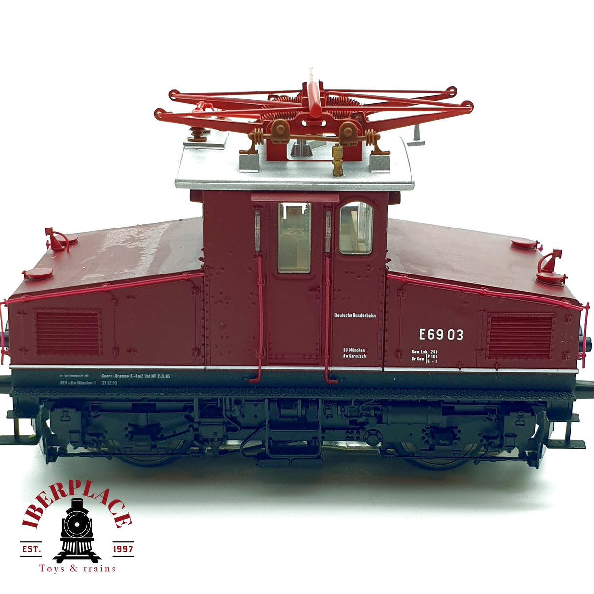 ♻️ AC BRAWA 0221 Digital Locomotora DB E69 03 H0 escala 1:87 E21