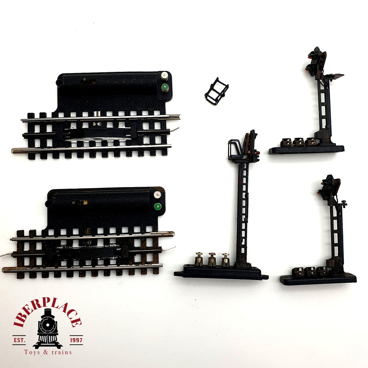 ♻️ 4x Trix 4369 vías de desenganche semáforos principales H0 escala 1:87 V10