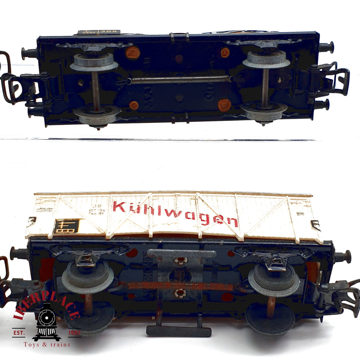 ♻️ Märklin 5x vagones cisterna, silo y cerrado DB para piezas o repuestos H0 escala 1:87 E20